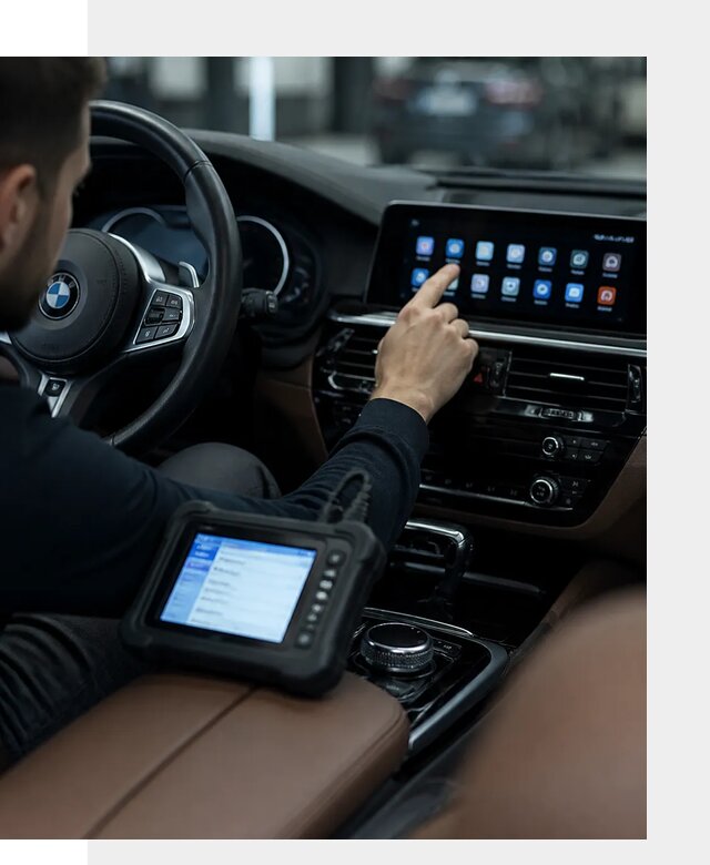 Установка приложений и мультимедиа сервисов BMW в Новосибирске