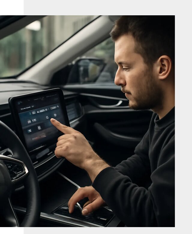 Русификация приборной панели Geely для автомобилей в Новосибирске