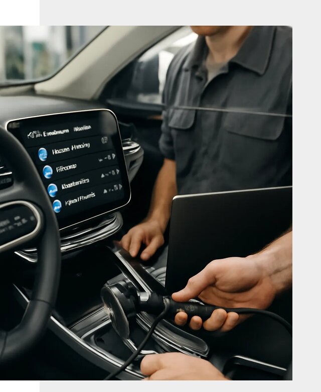 Установка приложений Geely для мультимедиа автомобиля в Новосибирске