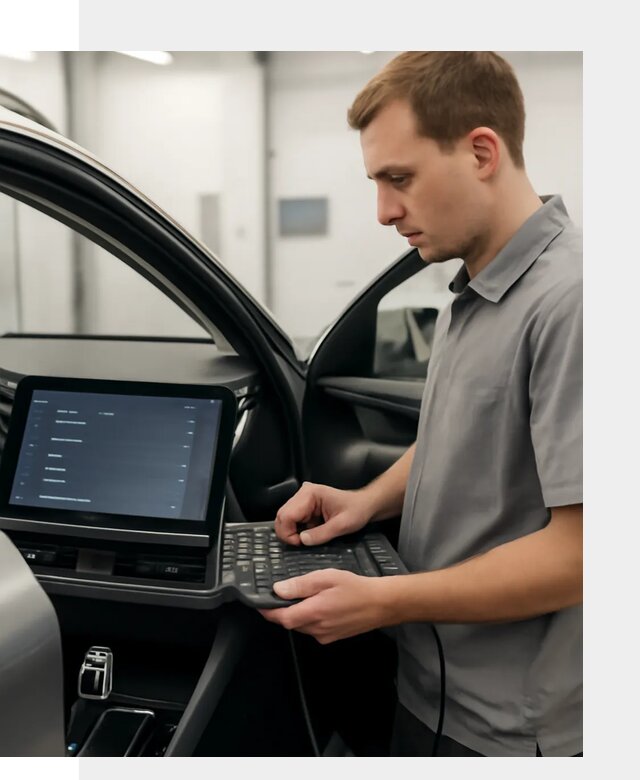 Русификация мультимедиа автомобилей Lynk Co в Новосибирске