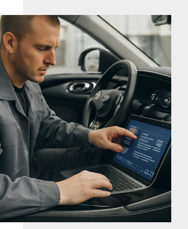 Русификация приборной панели автомобиля Lynk Co в Новосибирске