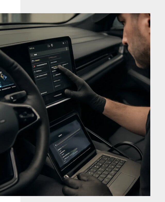 Русификация приборной панели Rising автомобиля в Новосибирске