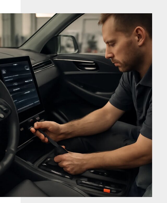 Восстановление автомобиля после русификации в Новосибирске