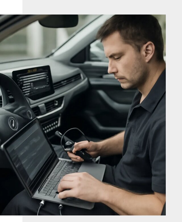 Настройка телематики автомобиля под ключ для авто в Новосибирске