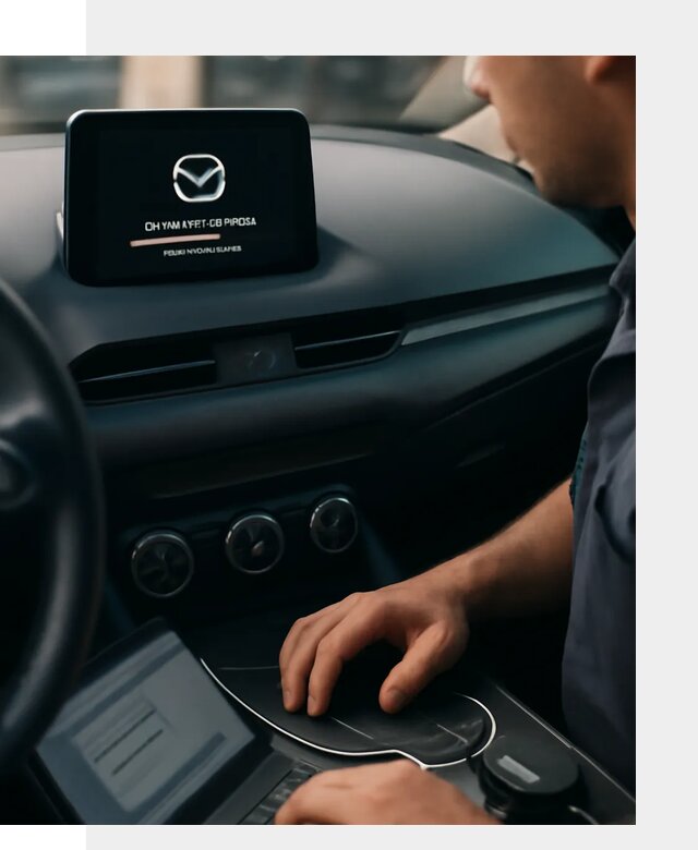 Установка приложений Mazda на мультимедийную систему в Новосибирске