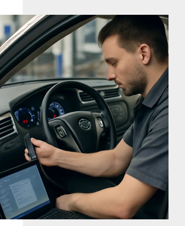 Русификация приборной панели Nissan для авто в Новосибирске